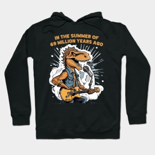 dinosaur rock star Hoodie